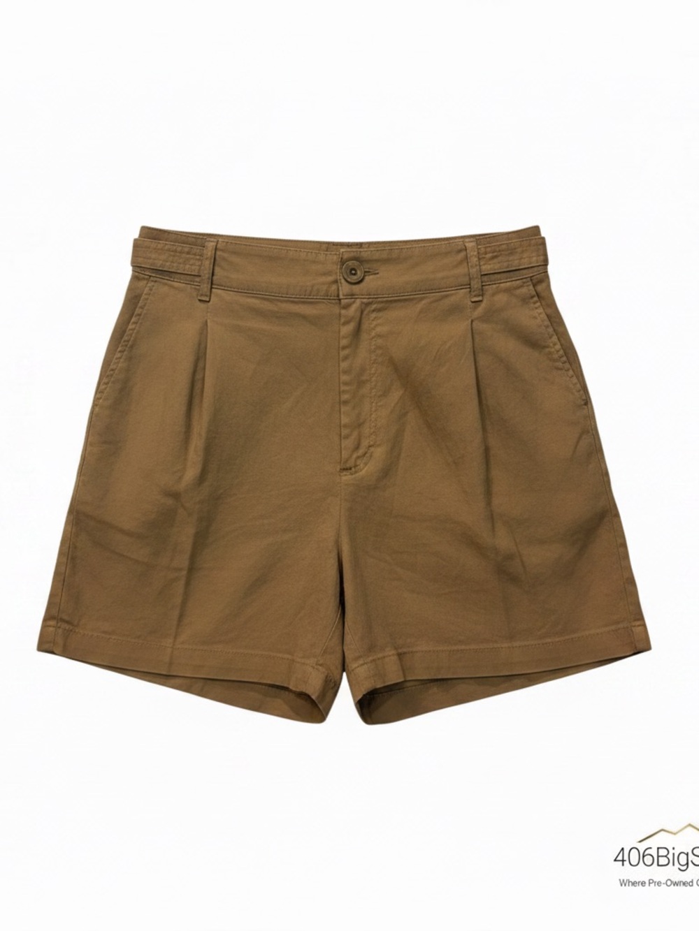 INC International Concepts Khaki Shorts Women’s 10 Tan Casual